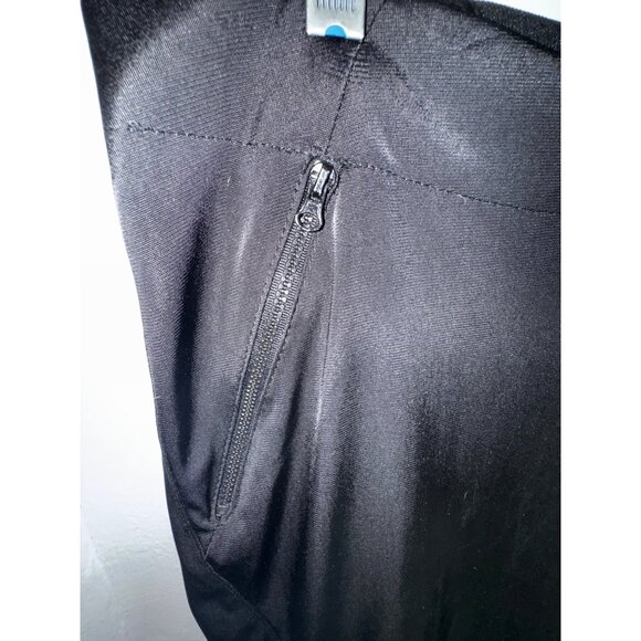 Fornarina Black Ruched Skirt Large Y2k Casual Trendy Athleisure Italy Retro City - Picture 6 of 9